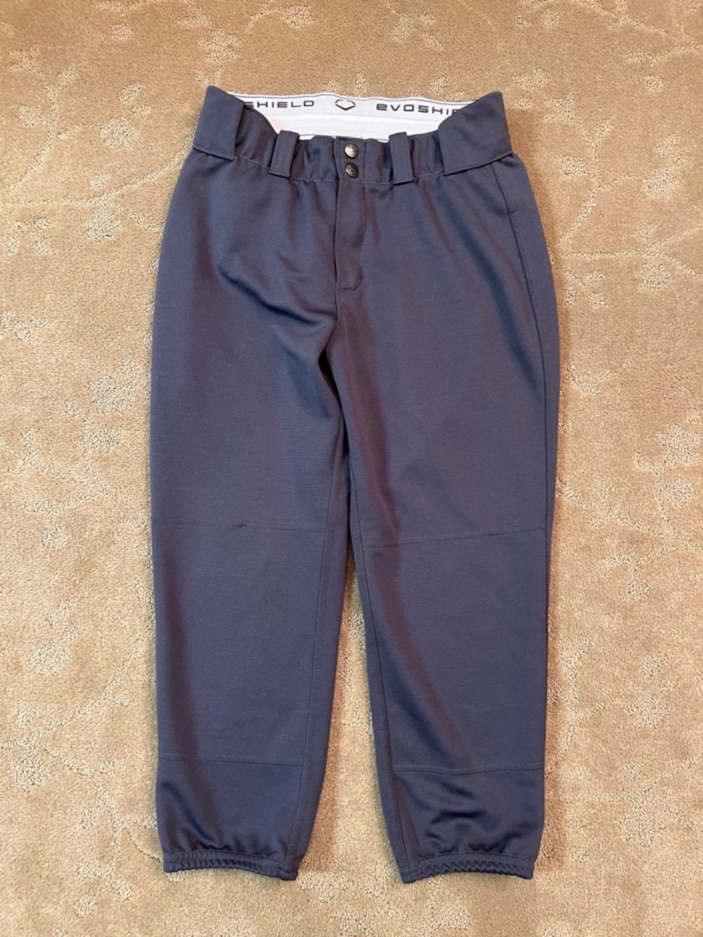 Evoshield Women’s Dark Gray Mid-Rise Softball Pants, Medium